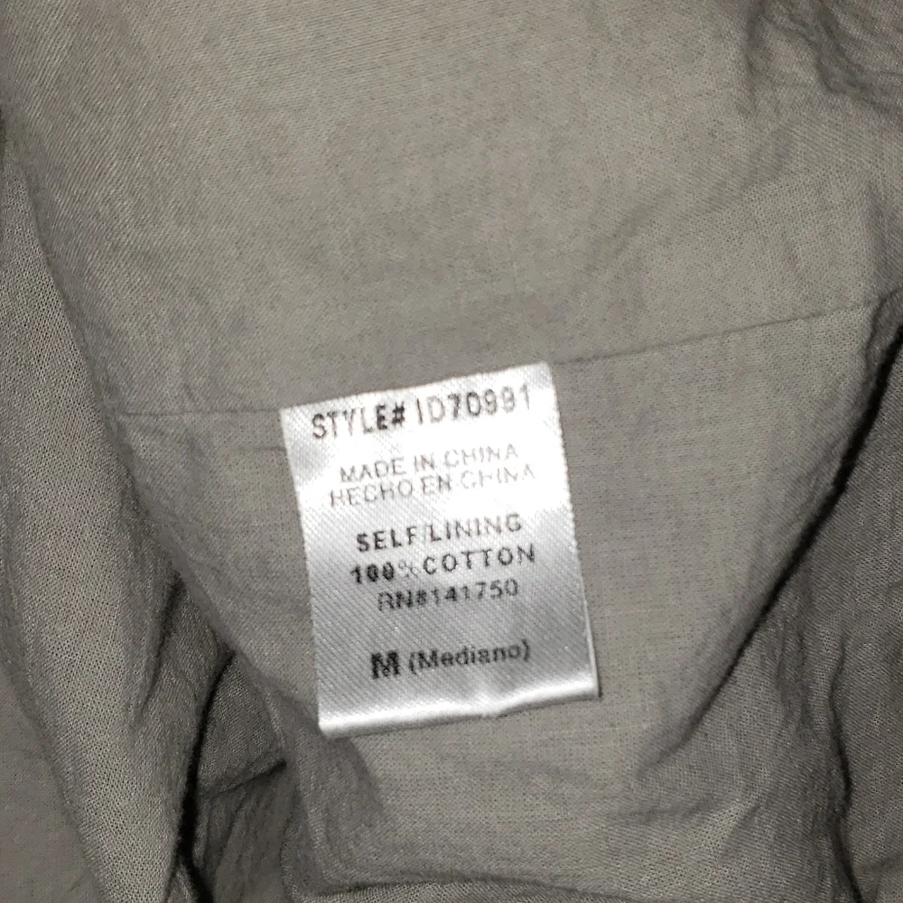 Orange Creek Gray Striped Floral Embroidered Dress Sz Medium Bell Sleeve Cotton - Picture 11 of 14